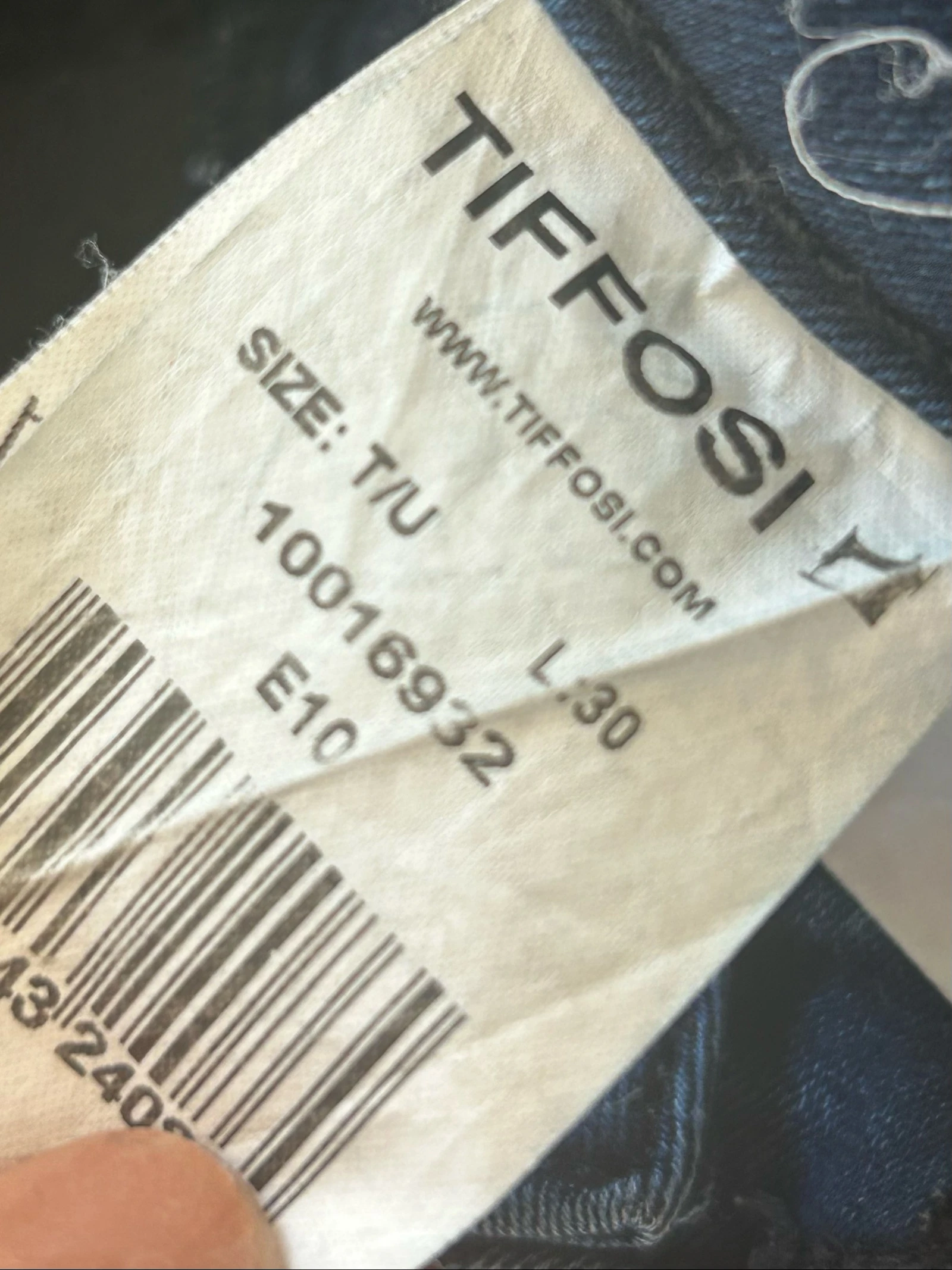 Tiffosi dark blue slim stretch jeans size XS / teen 14-16 years old – photo 6